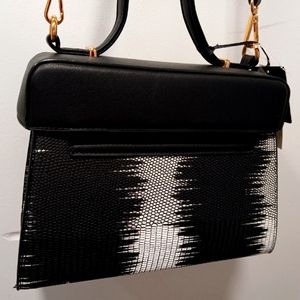 Purse, Black with white. Brand new